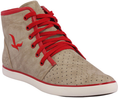 

Knight Ace Premium Sneakers For Men(Grey, Grey;red
