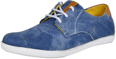 

Rosso Italiano Sneakers Sneakers For Men(Blue, Denim blue with brown