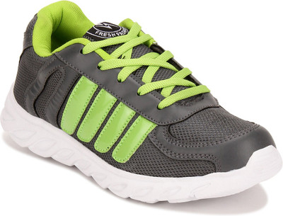 

Yepme Running Shoes For Men(Grey, Green), Grey & neon green