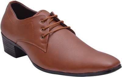 

Bxxy Height Increasing Shoes Derby For Men(Tan