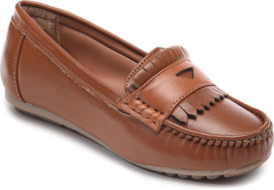 

Bruno Manetti DVS-006-LB Loafers For Women(Tan