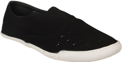 

Flat n Heels Canvas Shoes For Women(Black)