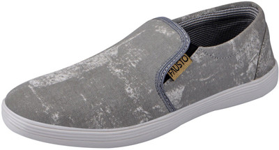 

FAUSTO Canvas Shoes For Men(Grey