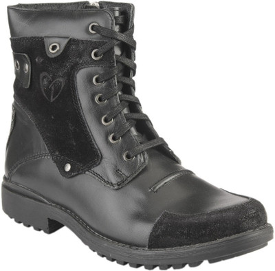 

Delize Genuine Leather Hekking & Tracking Boots For Men(Black