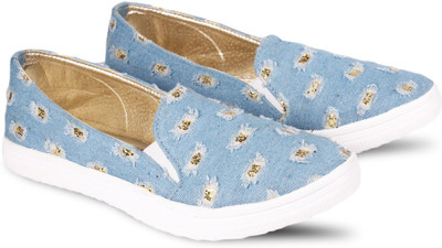 

Anand Archies Boat Shoes For Women(Blue, Sky blue