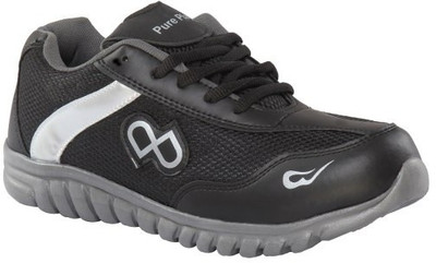 

Pure Play Ppgss004BlackGrey Walking Shoes For Men(Black, Grey