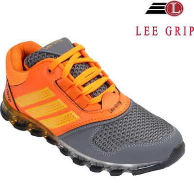 

Lee Grip Lace Up For Men(Orange, Orange+grey