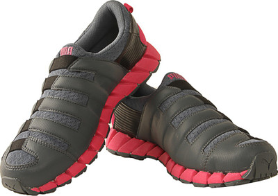 

Puma Running Shoes For Women(Black), Turbulence-black-fuchsia purple
