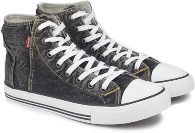 

Levi's Original RT - HI High Ankle Sneakers For Men(Black, Regular black