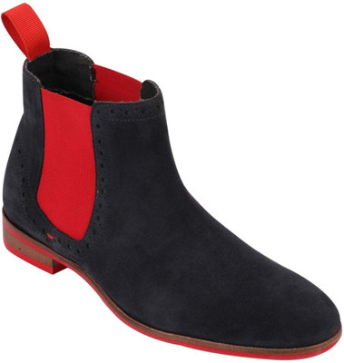 

Harrytech London Boots For Men(Navy, Red