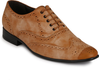 San Frissco EC 3503 Lace Up For Men(Tan)