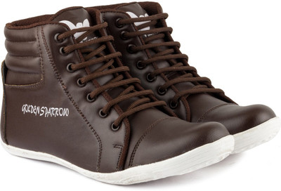 

Golden Sparrow Ankle Casuals For Men(Brown