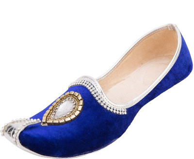 Footrendz Lavish Mojaris For Men(Blue