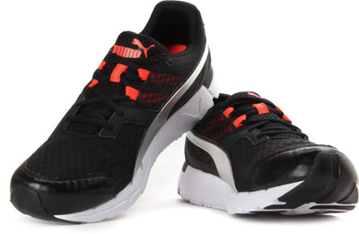 

Puma Poseidon v2 Men Running Shoes For Men(Black, Black-white-red blast-puma silver