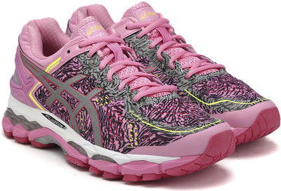 

Asics GELKAYANO22LITESHOW Running Shoes For Women(Pink, Aurora pink/silver/black