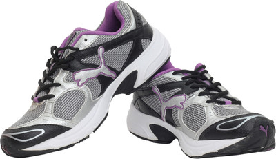 

Puma Running Shoes For Women(Grey, Black, Black-puma silv