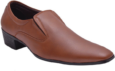 

Bxxy Men's Height Increasing Slip-on Shoes Slip On For Men(Tan