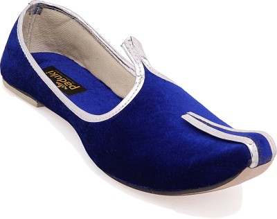 

Paduki Ethnic Footwear Mojaris For Men(Blue)