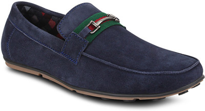 Get Glamr Blue Men's Loafers For Men(Blue)