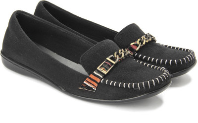 

Kneetoes Loafers For Women(Black