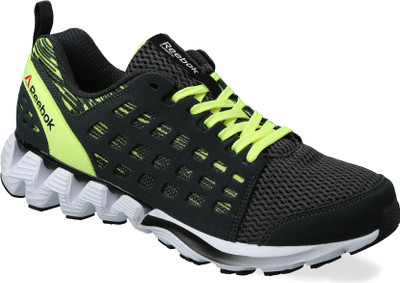 

REEBOK ZIGTECH DOOM 2.0 Men Running Shoes For Men(Black, Green, Gravel/neon yllw/blk/wht