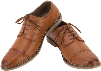 

FBT Lace Up Shoes For Men(Tan)