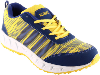 

Blinder Men's CR-003-YEL-N.BLUE Running Shoes For Men(Yellow