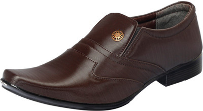 

FAUSTO Slip On Shoes For Men(Brown
