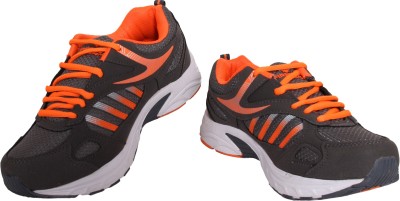 

Firefox Running Shoes For Men(Black), Gry/orange