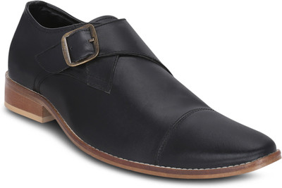 

Get Glamr Bellik Monk Strap For Men(Black