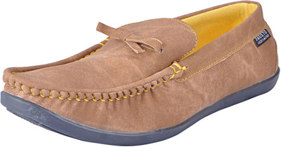 FAUSTO Tan Men's Casual Loafers For Men(Tan)