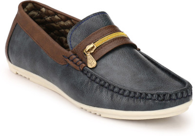 ZebX Loafers For Men(Black, Brown, Grey
