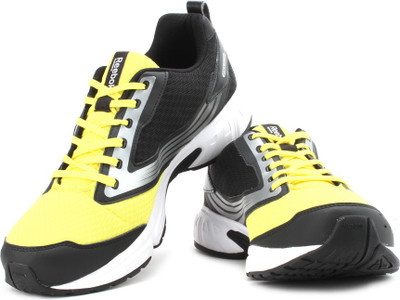

REEBOK Thrill Run Lp Running Shoes For Men(Black, Yellow, Green;black;silver;white