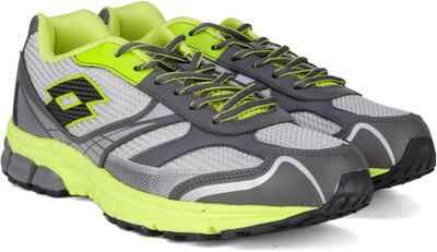 

Lotto LAGOS Sneakers For Men(Grey, Grey/lime