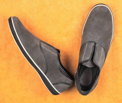 

Arrow Men Suede Leather Loafers For Men(Multicolor, Anthracite