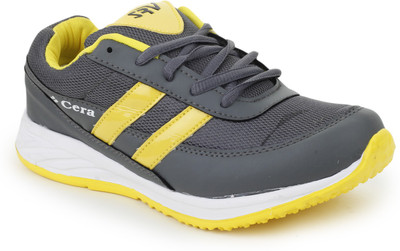 

SRV Cera Running Shoes For Men(Grey, Yellow