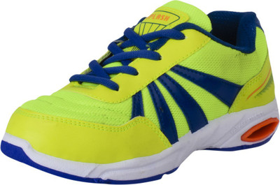 CAMPUS Boys Velcro Running Shoes(Green)