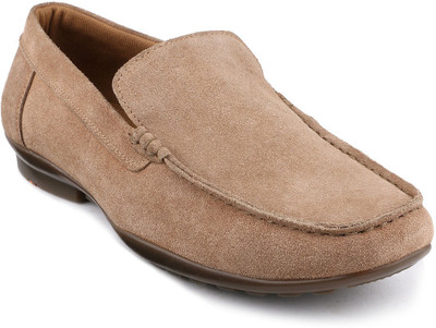 

Escaro Suede Leather Loafers For Men(Tan, Camel