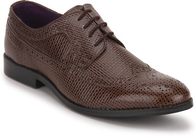 

Knotty Derby Oliver Longwing Lace Up Shoes For Men(Brown