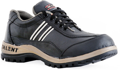 

Tek Tron Euro Derby Leather Safety Shoes For Men(Black
