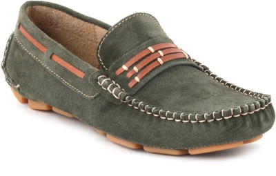 

tZaro Loafers For Men(Olive)