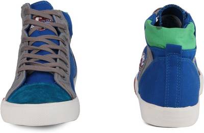 Lee Cooper Men Mid Ankle Canvas Sneakers