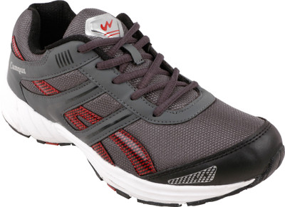 

Action Campus Troy Synthetic and Nylon Mesh Sports Shoes Walking Shoes For Men(Black, Black dark grey rast