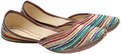 

Port Women Multicolor Punjabi Jutti Jutis For Women(Multicolor