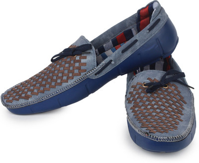 

Beonza Boat Shoes For Men(Blue, Tan