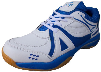 

Port Unisex Active-Plus PU Squash Shoes For Men(White