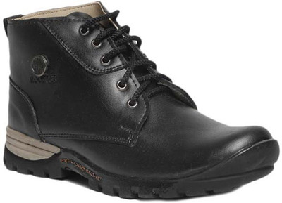 

Dox Black Boots For Men(Black)