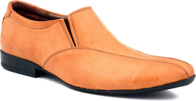

LeCobbs LC-029 Slip On Shoes For Men(Tan