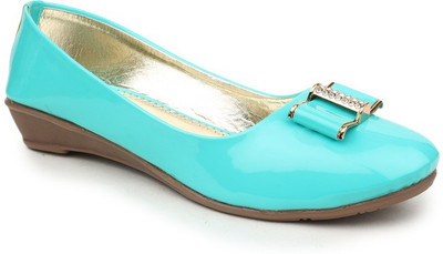 

Sindhi Footwear Venetian Bellies For Women(Green)