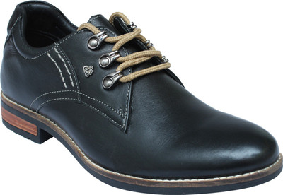 

Drunk Tree Black Formal Leather Lace UP Formals For Men Lace Up For Men(Black